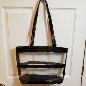 MARY KAY CLEAR COSMETIC TOTE NWOT